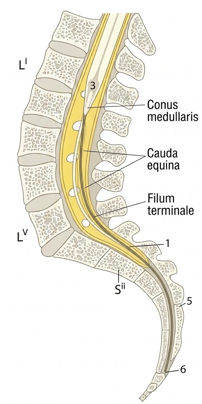 Conus medullaris and cauda equina